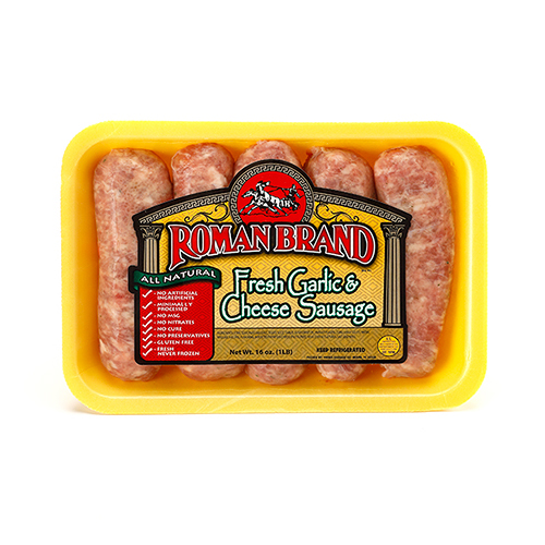 Roman Brand Fresh Garlic & Cheese Sausage