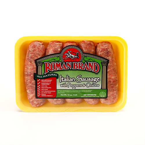 Roman Brand Italian Sausage with Peppers & Onions